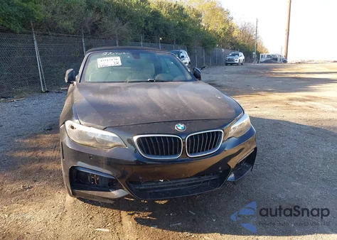 2016 BMW 228I из США, поврежденный, VIN WBA1K9C52GV710845